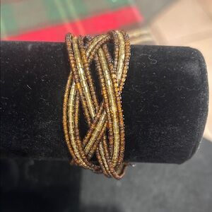 Elegant Multi-Strand Beaded Bracelet